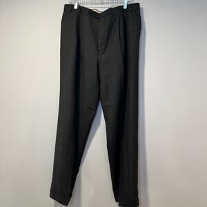 Ralph Lauren Gray Men's Dress Pants Pleated 37" x 30"
